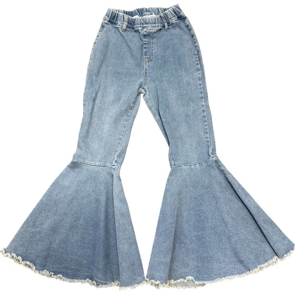 🧨 5/$25 Kids Flared Hippie Denim Jeans
